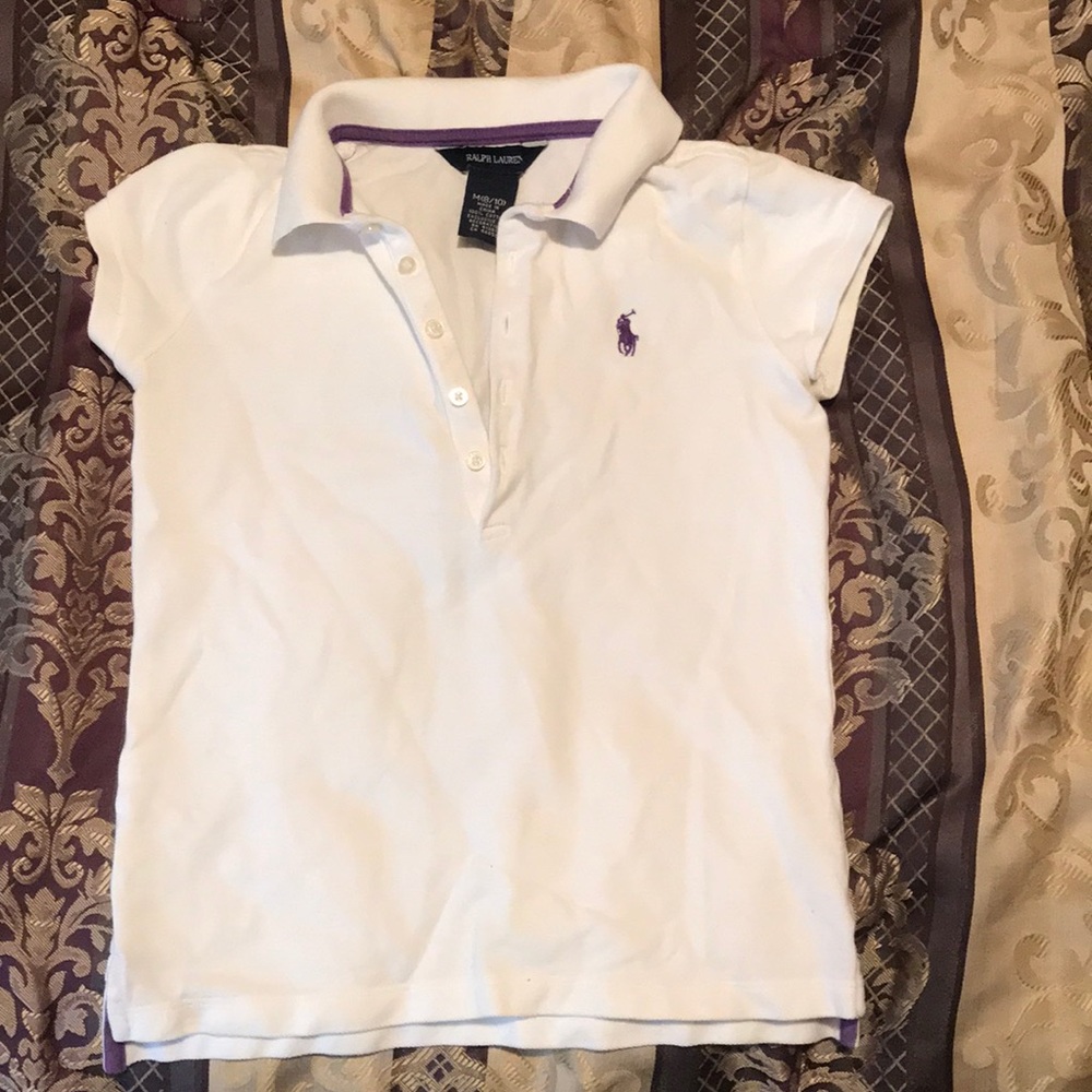 White polo shirt